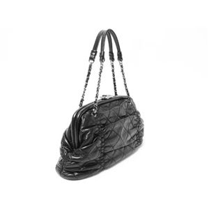 【中古SA】CHANEL(シャネル) がま口ハンドバッグ マトラッセ ブラック