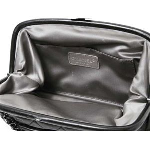 【中古SA】CHANEL(シャネル) がま口ハンドバッグ マトラッセ ブラック