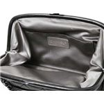 【中古SA】CHANEL（シャネル） がま口ハンドバッグ マトラッセ ブラック