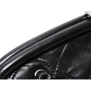 【中古SA】CHANEL(シャネル) がま口ハンドバッグ マトラッセ ブラック