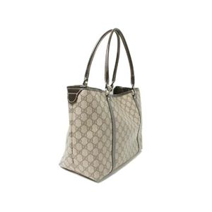 【中古B】Gucci（グッチ） トートバッグ GGプラス 197953 ベージュ/ブラウン 第2画像