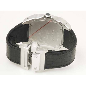 【中古A】Cartier(カルティエ) サントス100 W20073X8 文字盤:ホワイト ベルト:ブラック