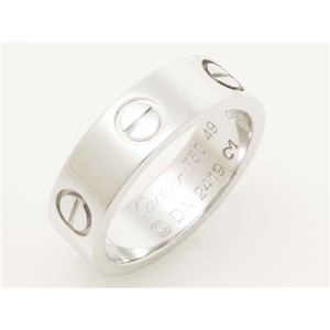 【現品限り】Cartier(カルティエ) ラブリング WG #49 ホワイトゴールド 【中古SA】