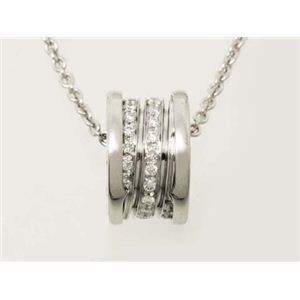 【現品限り】BVLGARI(ブルガリ) Bzero1 ネックレス WG ダイヤ ホワイトゴールド 【中古SA】