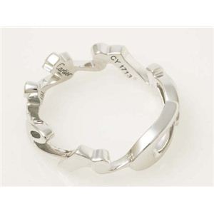 【現品限り】Cartier(カルティエ) シグネチャーリング WG #55 ホワイト 【中古SA】