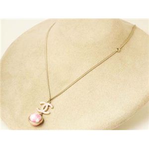 【現品限り】CHANEL(シャネル) ネックレス ボール ピンク B11C ピンク/ホワイト/ゴールド 【新品】
