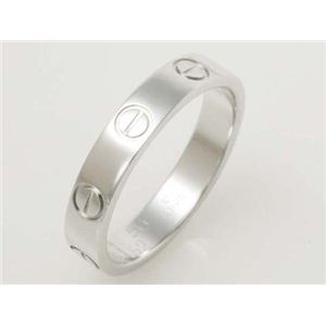 【現品限り】Cartier(カルティエ) ミニラブリング WG #50 ホワイトゴールド 【中古SA】