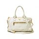 【現品限り】Prada（プラダ） ハンドバッグ アイボリー ストラップ付き アイボリー　金具:ゴールド BL0639 【中古B】