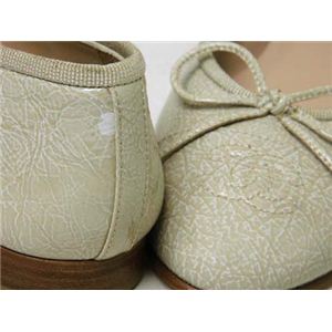 【現品限り】CHANEL(シャネル) パンプス エナメル #36C セール品 ベージュ 【未使用】