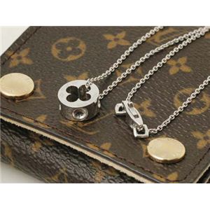 【現品限り】LOUIS VUITTON(ルイ ヴィトン) ネックレス パンダンティフ アンプレント WG ホワイトゴールド Q93125 【中古A】
