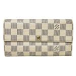 【現品限り】LOUIS VUITTON（ルイ ヴィトン） ファスナー長財布 ダミエアズール N61735 【中古AB】