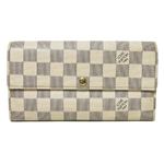 【現品限り】LOUIS VUITTON（ルイ ヴィトン） ファスナー長財布 ダミエアズール N61735 【中古AB】