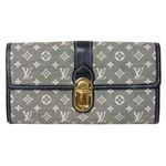 【現品限り】LOUIS VUITTON（ルイ ヴィトン） モノグラムイディール ファスナー長財布 ポルトフォイユ サラ アンクル M63007 【中古AB】