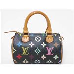 【現品限り】LOUIS VUITTON（ルイ ヴィトン） マルチカラー ミニスピーディ ブラック  M92644 【中古AB】