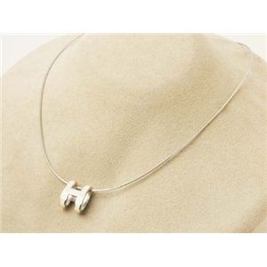 【現品限り】HERMES(エルメス) ポップアッシュネックレス 品 白/シルバー 【未使用】