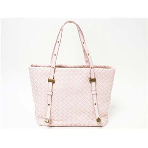 【現品限り】BOTTEGA VENETA（ボッテガヴェネタ） イントレチャート トートバッグ ピンク 162937