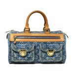 【現品限り】LOUIS VUITTON（ルイ ヴィトン） モノグラムデニム ネオスピーディ ブルー M95019 【中古AB】