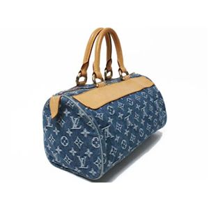【現品限り】LOUIS VUITTON(ルイ ヴィトン) ネオスピーディ モノグラムデニム ブルー M95019 【中古A】