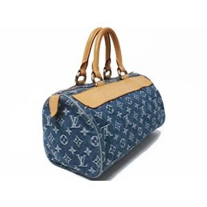 【現品限り】LOUIS VUITTON（ルイ ヴィトン） ネオスピーディ モノグラムデニム ブルー M95019 【中古A】