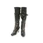 【現品限り】CHANEL（シャネル） ロングブーツ #38 1/2 カーフ ブラック 【中古SA】の詳細ページへ