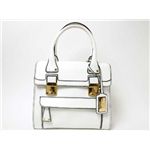 【現品限り】Valentino（ヴァレンチノ） トートバッグ カーフ 白 【中古AB】