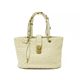 【現品限り】BOTTEGA VENETA（ボッテガヴェネタ） イントレチャート ハンドバッグ 162112 アウトレット品 ラムスキン ライトグリーン/ベージュがかってます 【中古A】