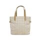 【現品限り】CHANEL（シャネル） トラベルライントートGM サイドベルト付 キャンバス カーフ ベージュ 【中古SA】