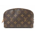 【現品限り】LOUIS VUITTON（ルイ ヴィトン） 化粧ポーチ ポシェットコスメティック モノグラムキャンバス モノグラム M47515 【中古AB】