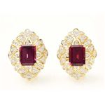 【現品限り】ピアス D0.68ct/5.70ct K18YG ダ...