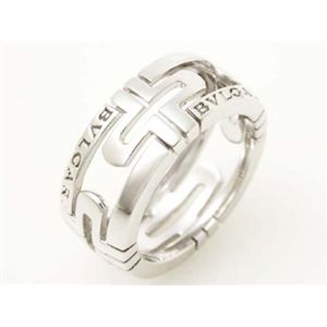 【現品限り】BVLGARI（ブルガリ） パレンテシ リング WG #47 K18WG ホワイトゴールド 【中古A】