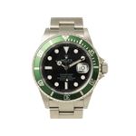 【現品限り】ROLEX（ロレックス） サブマリーナ グリーンベゼル V番 時計 ステンレスチール 文字盤:ブラック 16610LV 【中古SA】