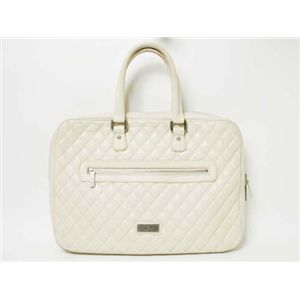 【現品限り】CHANEL(シャネル) パリスニューヨーク PCケース カーフ アイボリー 【中古B】