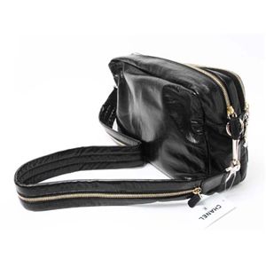【現品限り】CHANEL(シャネル) ショルダーバッグ カーフ ジャージ 黒 【未使用】