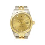 【現品限り】ROLEX（ロレックス） デイトジャスト 16013G シャンパン文字盤 R番【中古A】