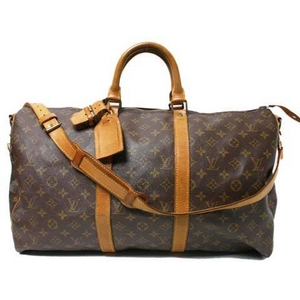 【現品限り】LOUIS VUITTON(ルイ ヴィトン) モノグラム キーポル50 スト付きタイプ M41416 【中古BC】