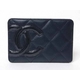 �y���i����zCHANEL�i�V���l���j �J���{�����C�� �J�[�h�P�[�X �l�C�r�[ A26725 �y�V�i���l�z