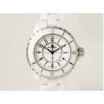 �y���i����zchanel�i�V���l���j �r���v J12 33mm �z���C�g�Z���~�b�N ���f�B�[�X �N�H�[�c H0968�y����A�z