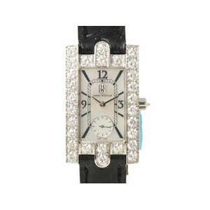 【現品限り】Harry Winston（ハリーウィンストン） 腕時計 レディアヴェニュー ホワイトシェル WG/ダイヤ 310/LQWL.M/D3.1【中古SA】