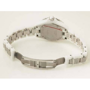 【現品限り】CHANEL（シャネル） 腕時計 J12 33mm ホワイトセラミック H1420 レディースウォッチ【中古A】