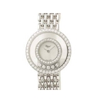 【現品限り】Chopard（ショパール） 腕時計 ハッピーダイヤ シェル文字盤 K18WG 209064-1004【中古SA】