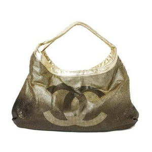 【現品限り】CHANEL(シャネル) 2008年クルーズライン ハリウッド ショルダーバッグ ゴールド 【中古A】