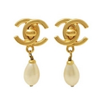 �y���i����zchanel�i�V���l���j �C�������O �R�R �p�[�� �S�[���h�y����AB�z