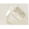 【現品限り】CHANEL（シャネル）カメリア/No.5　シルバーリング【中古A】