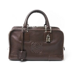 【現品限り】Loewe（ロエベ） アマソナ　ハンドバッグ　ブラウン【中古AB】