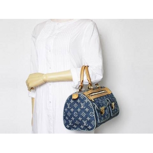 【現品限り】LOUIS VUITTON(ルイヴィトン) モノグラムデニム ネオスピーディ ブルー M95019 【中古BC】