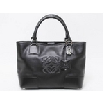 【現品限り】Loewe（ロエベ） フスタ トートバッグ 黒 【中古A】