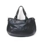 【現品限り】Loewe（ロエベ） 2wayトートバッグ カーフ 黒  【中古A】
