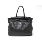 【現品限り】PRADA（プラダ） プラダ ハンドバッグ ナッパレザー 黒 ブラック【中古B】