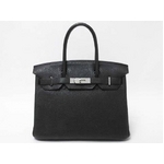 【現品限り】HERMES(エルメス) バーキン30 トゴ 黒 ブラック シルバー金具 【中古SA】