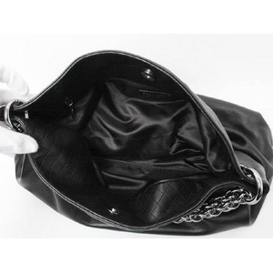 【現品限り】CHANEL(シャネル) チェーンショルダートートバッグ 黒 ブラック 【中古SA】